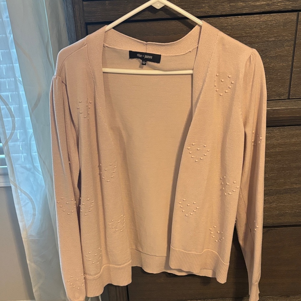 Elegant Blush Cardigan by